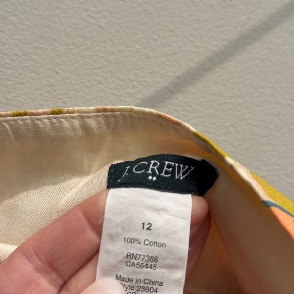 J.Crew - Floral Print Women's Skirt Size 12 - Picture 3 of 4